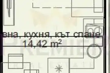 Едностаен апартамент в Бургас, Китен