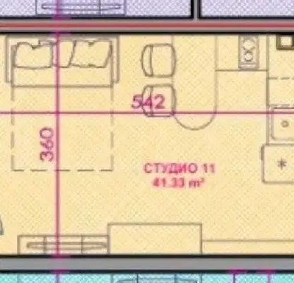 Снимка 2 — Едностаен апартамент в Бургас, Поморие