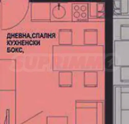 Снимка 3 — Едностаен апартамент в Бургас, Поморие
