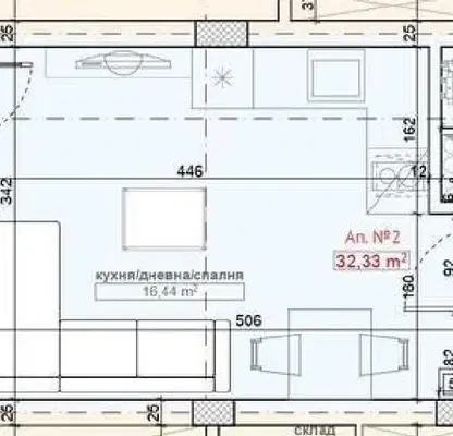 Снимка 4 — Едностаен апартамент в Бургас, Приморско