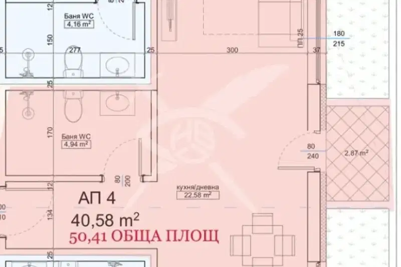 1-bedroom apartment in Oblast Burgas, Primorsko
