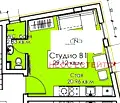 Снимка 2 — Едностаен апартамент в Бургас, Созопол