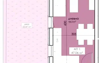 Едностаен апартамент в Бургас, Созопол