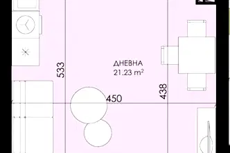 Едностаен апартамент в Бургас, Созопол