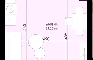 Едностаен апартамент в Бургас, Созопол