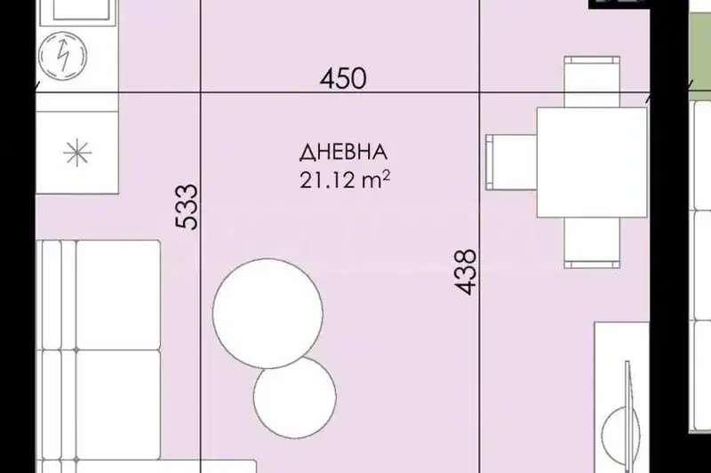 1-bedroom apartment in Oblast Burgas, Sozopol