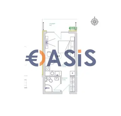 Снимка 5 — Едностаен апартамент в Бургас, Свети Влас
