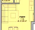 Снимка 2 — Едностаен апартамент в Бургас, с. Равда