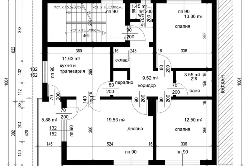 Floor of House in Pleven, Idealen Centyr