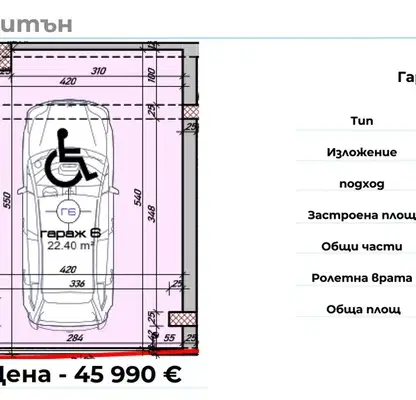 Снимка 4 — Гараж/Паркомясто във Варна, Колхозен пазар