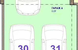 Гараж/Паркомясто в Бургас, Меден рудник - зона В