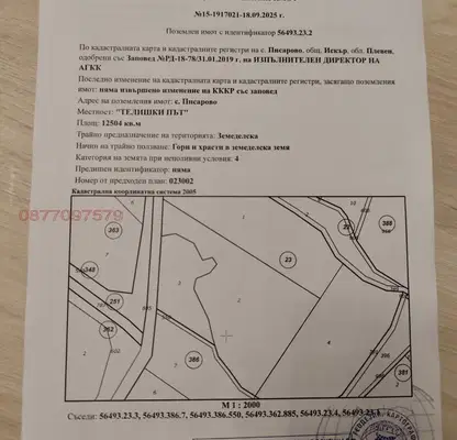 Снимка 3 — Земеделски имот в Плевен, Кнежа