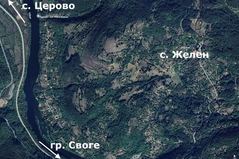Къща с 3 стаи в с. Желен с двор и красива гледка