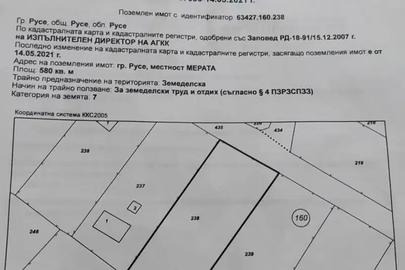 Agricultural Land in Oblast Ruse, Ruse