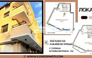Магазин в Пловдив, Център