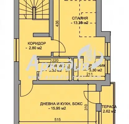Снимка 2 — Мезонет 2-стаен с две тераси в Център, Евмолпия, Пловдив