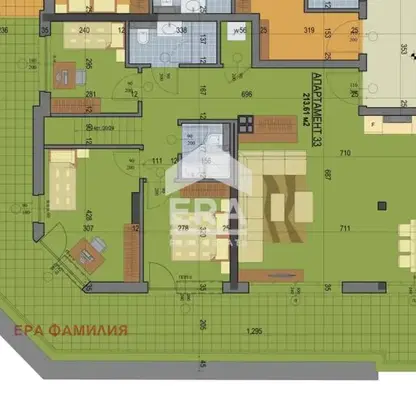 Снимка 3 — Многостаен апартамент в София, Център