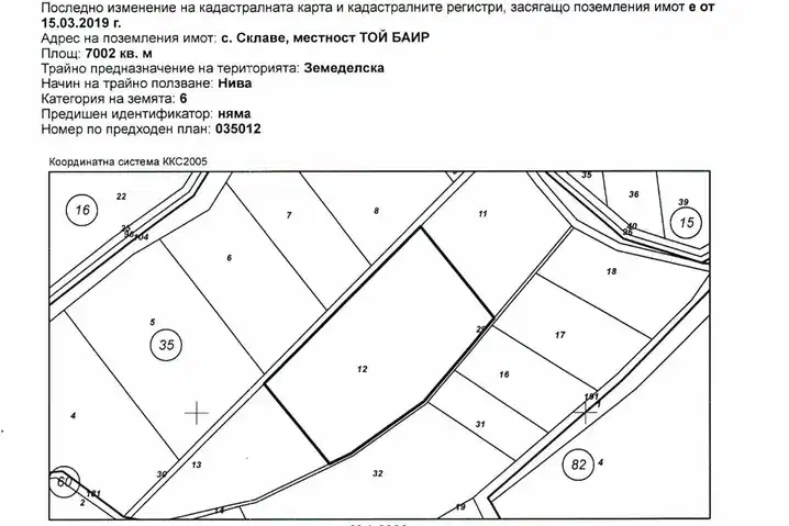 Земеделски имот в Благоевград, с. Склаве