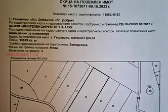 Земеделски имот в Добрич, с. Гешаново