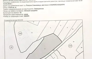 Земеделски имот в Кюстендил, с. Полска Скакавица