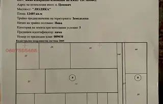 Земеделски имот в Силистра, с. Ценович