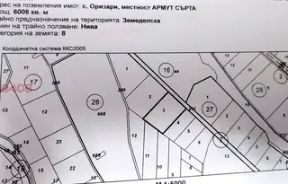 Земеделски имот в Сливен, с. Оризари