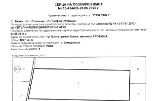 Земеделски имот в София, Банкя