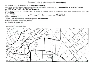 Земеделски имот в София, Банкя