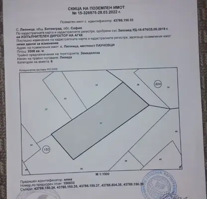 Photo 3 — Arable Land in Sofia, Botev