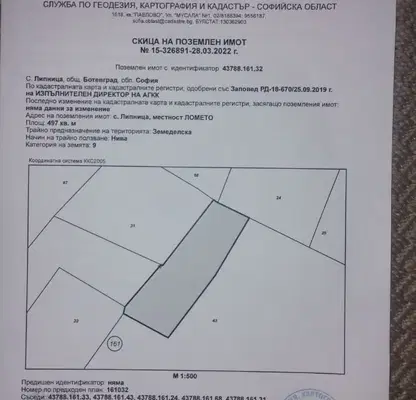 Photo 2 — Arable Land in Sofia, Botev