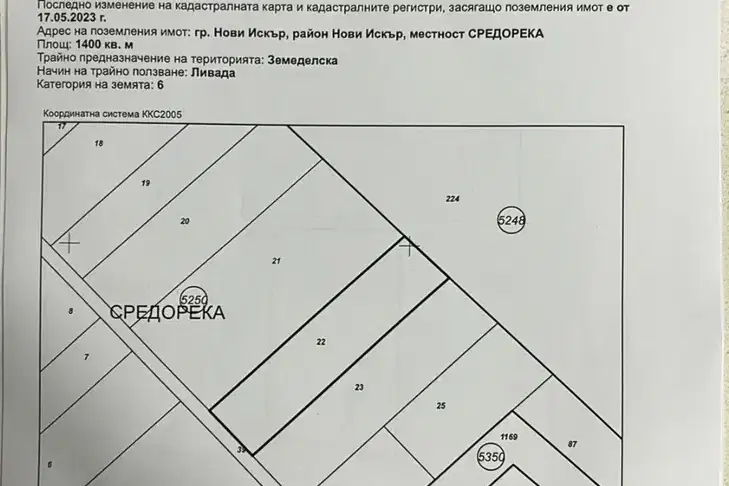 Agricultural Land in област София, Novi Iskyr