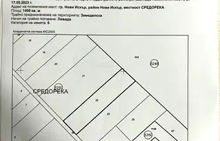 Земеделски имот в София, Нови Искър
