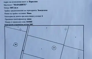 Земеделски имот в Стара Загора, с. Кирилово