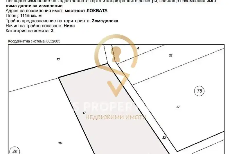 Земеделски имот във Велико Търново, с. Малки чифлик
