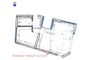Офис в Русе, Широк център