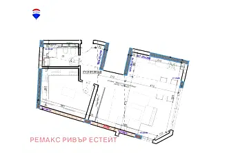 Офис в Русе, Широк център