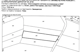 Парцел в с. Лозен