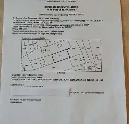 Снимка 3 — Парцел в Банкя