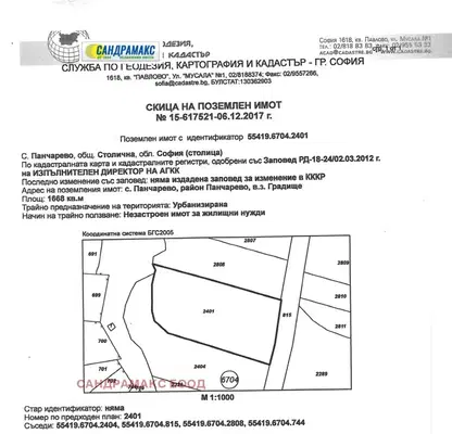 Photo 2 — Plot in Pancharevo