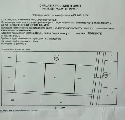 Снимка 2 — Парцел в с. Лозен
