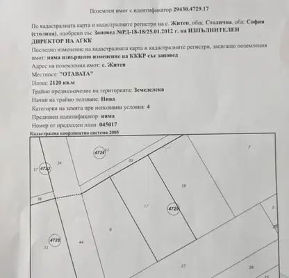 Снимка 5 — Парцел в с. Житен