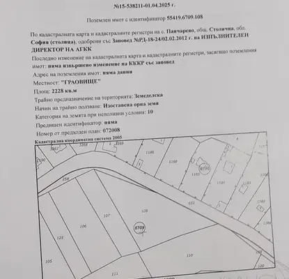Снимка 5 — Парцел в с. Панчарево