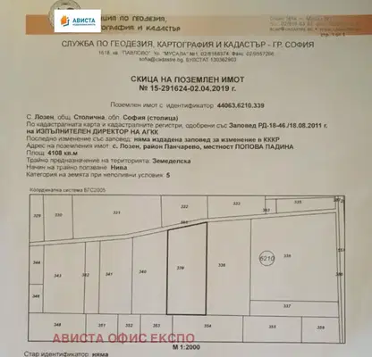 Снимка 4 — Парцел в с. Лозен