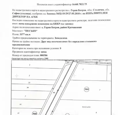 Снимка 3 — Парцел в с. Горни Богров