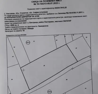 Снимка 2 — Парцел в с. Бистрица