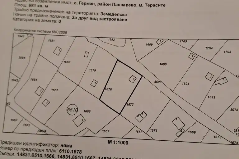 Парцел в с. Герман
