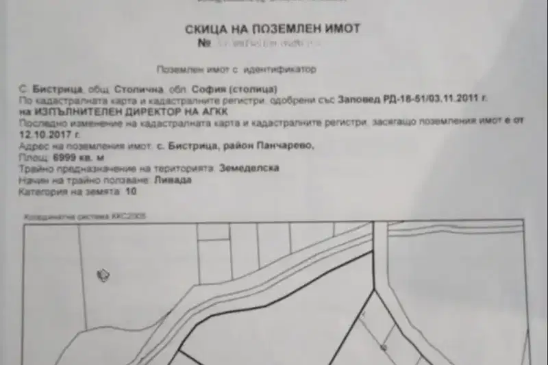 Парцел в с. Бистрица