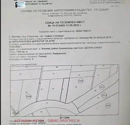 Снимка 2 — Парцел в с. Желява