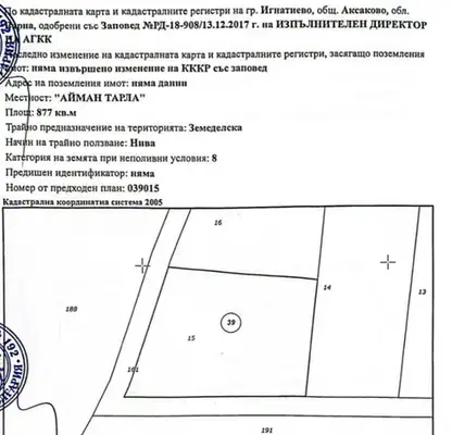 Снимка 2 — Парцел в с. Тополи