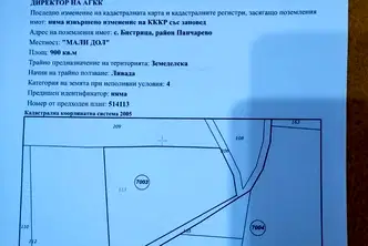 Парцел в с. Бистрица